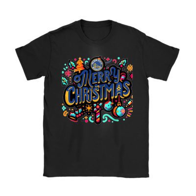 Golden State Warriors Merry Christmas NBA Gift For Fan Christmas Funny Unisex T-Shirt Cotton Tee TAT21411