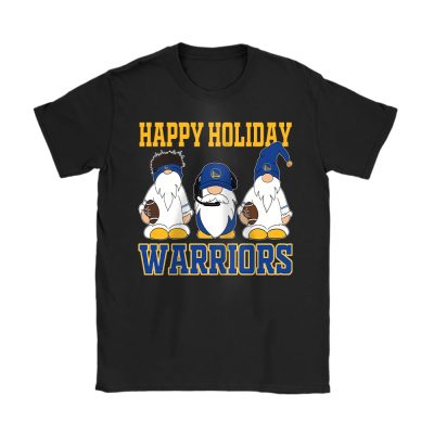 Golden State Warriors Merry Christmas NBA Gift For Fan Christmas Gnomes Unisex T-Shirt Cotton Tee TAT21413