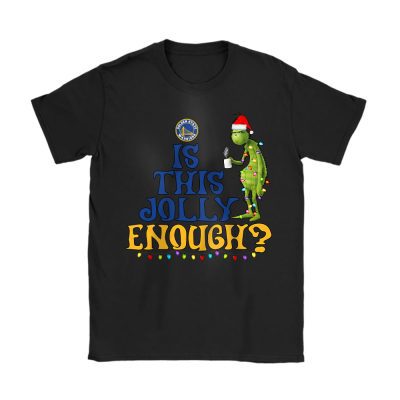 Golden State Warriors Merry Christmas NBA Gift For Fan Cute Grinch Unisex T-Shirt Cotton Tee TAT21412