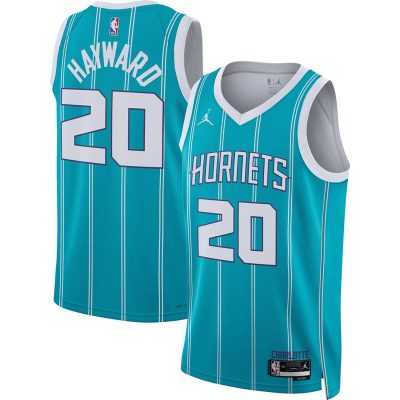 Gordon Hayward Charlotte Hornets Swingman Jersey - Icon Edition - Teal