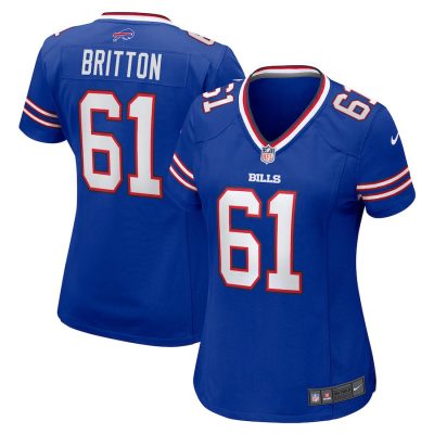 Gunner Britton Buffalo Bills Women's Game Jersey - Royal