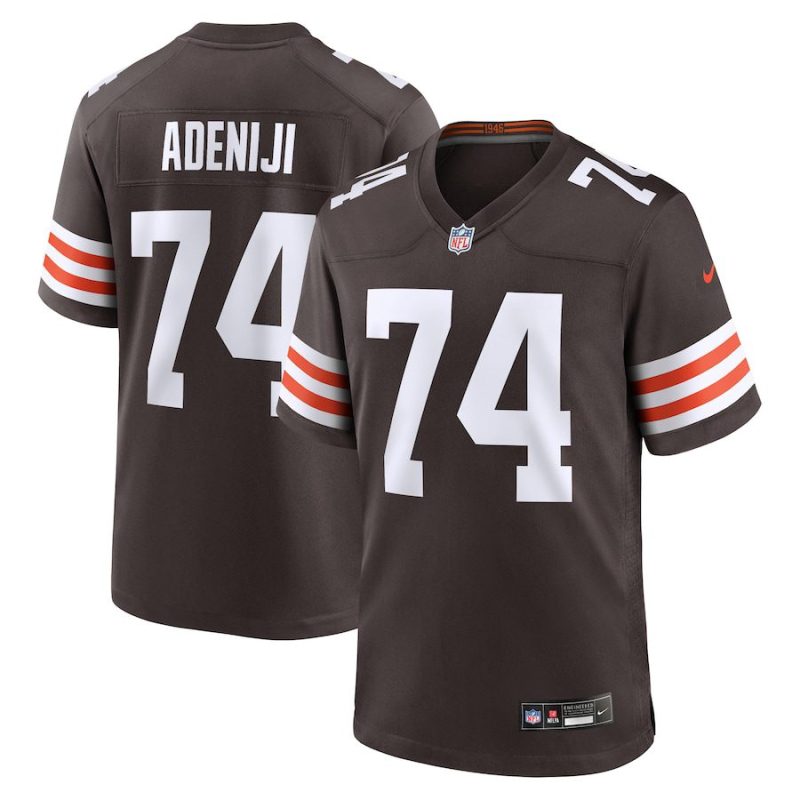 Hakeem Adeniji Cleveland Browns Game Jersey - Brown