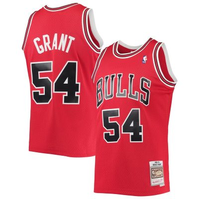 Horace Grant Chicago Bulls 1990/91 Throwback Dark Swingman Jersey - Red