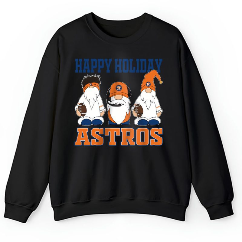 Houston Astros Merry Christmas MLB Gift For Fan Christmas Gnomes Unisex Sweatshirt TAH21419