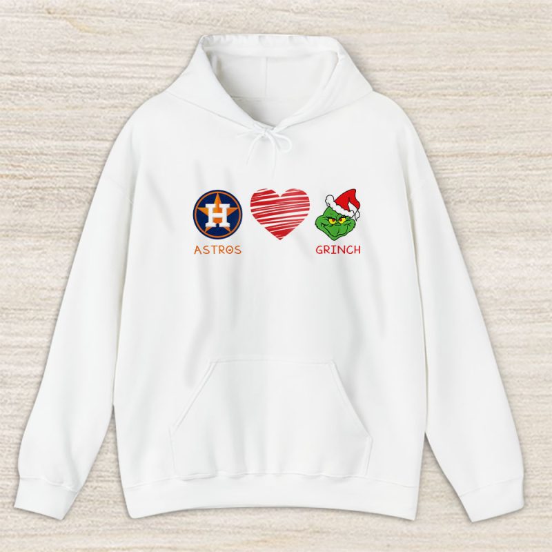 Houston Astros Merry Christmas MLB Gift For Fan Cute Grinch Unisex Hoodie TAS21750