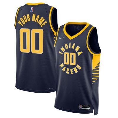 Indiana Pacers 2021/22 Diamond Swingman Custom Jersey - Icon Edition - Navy