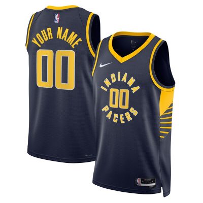 Indiana Pacers 2022/23 Swingman Custom Jersey Navy - Icon Edition