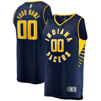 Indiana Pacers Fast Break Custom Replica Jersey - Icon Edition - Navy