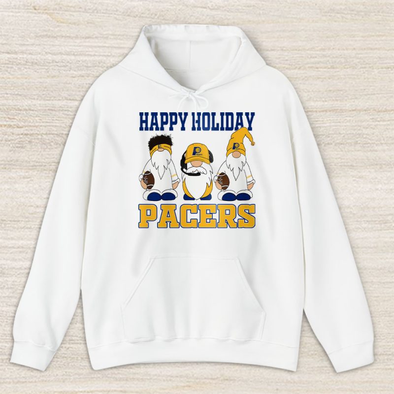 Indiana Pacers Merry Christmas NBA Gift For Fan Christmas Gnomes Unisex Hoodie TAS21422