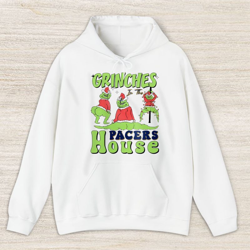 Indiana Pacers Merry Christmas NBA Gift For Fan Cute Grinch Unisex Hoodie TAS21753