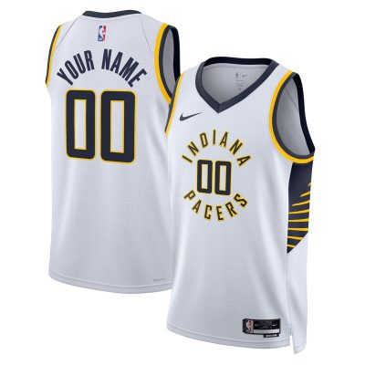 Indiana Pacers Swingman Custom Jersey White - Association Edition