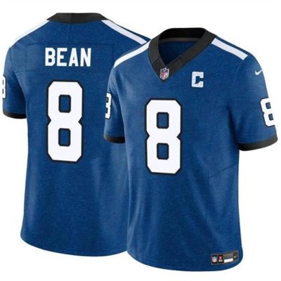 Indianapolis Colts #8 Jason Bean Blue 2024 F.U.S.E. Throwback Vapor Limited Football Stitched Jersey