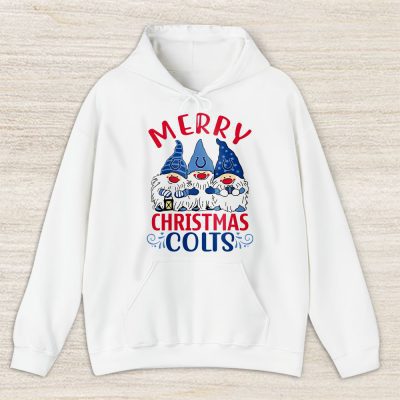 Indianapolis Colts Merry Christmas NFL Gift For Fan Christmas Gnomes Unisex Hoodie TAS20639