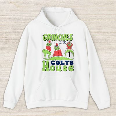 Indianapolis Colts Merry Christmas NFL Gift For Fan Cute Grinch Unisex Hoodie TAS20652