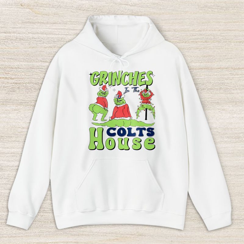 Indianapolis Colts Merry Christmas NFL Gift For Fan Cute Grinch Unisex Hoodie TAS20652