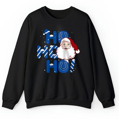 Indianapolis Colts Merry Christmas NFL Gift For Fan Cute Santa Hohoho Unisex Sweatshirt TAH20628