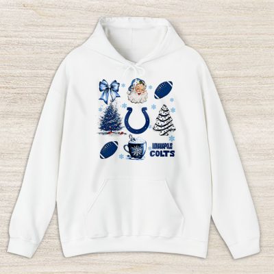 Indianapolis Colts Merry Christmas NFL Gift For Fan Santa Xmas Family Christmas Unisex Hoodie TAS20657