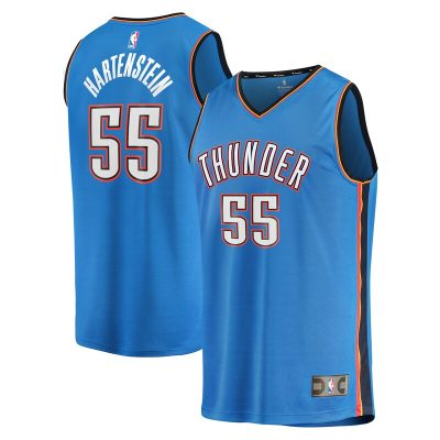 Isaiah Hartenstein Oklahoma City Thunder Fast Break Replica Player Jersey - Icon Edition - Blue