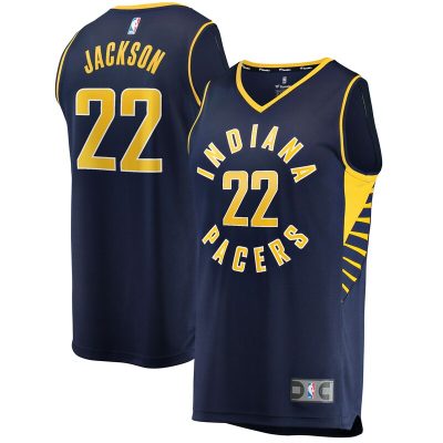 Isaiah Jackson Indiana Pacers Fast Break Replica Player Jersey - Icon Edition - Navy