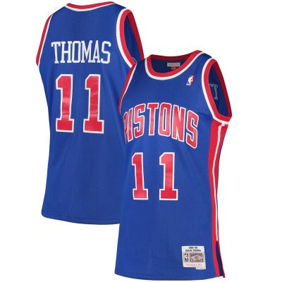 Isiah Thomas Detroit Pistons 1988/89 Hardwood Classics Swingman Jersey - Blue