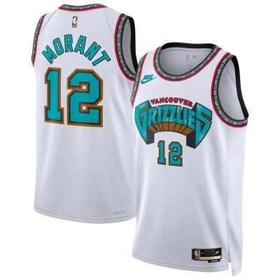 Ja Morant Memphis Grizzlies 2024/25 Swingman Jersey - White - Classic Edition