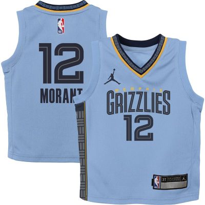 Ja Morant Memphis Grizzlies Preschool 2022/23 Statement Edition Jersey - Light Blue