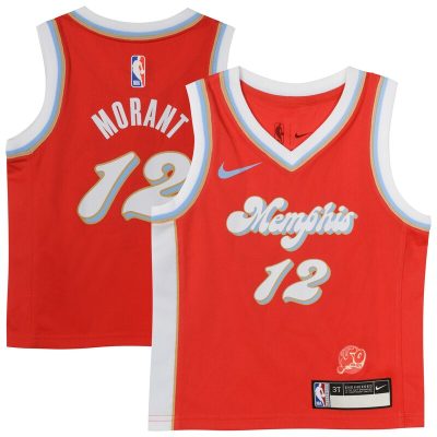 Ja Morant Memphis Grizzlies Preschool 2024/25 Swingman Player Jersey - City Edition - Red