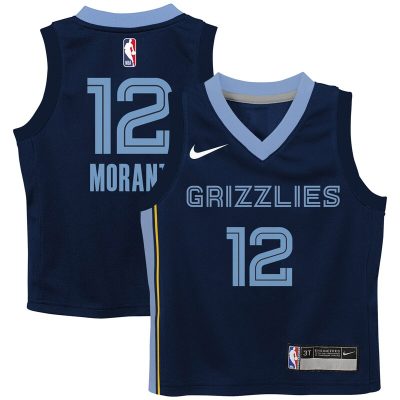 Ja Morant Memphis Grizzlies Preschool Swingman Player Jersey - Icon Edition - Navy