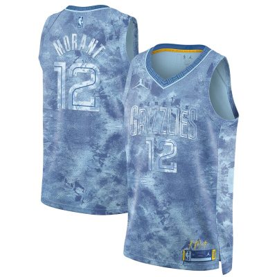 Ja Morant Memphis Grizzlies Select Series Swingman Jersey - Light Blue