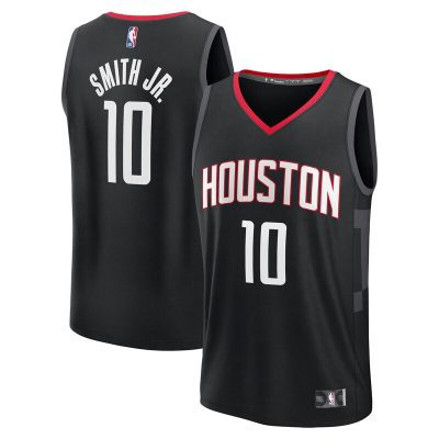 Jabari Smith Jr. Houston Rockets Fast Break Replica Player Jersey - Statement Edition - Black