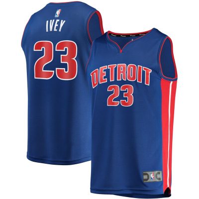 Jaden Ivey Detroit Pistons Fast Break Replica Player Jersey - Icon Edition - Blue