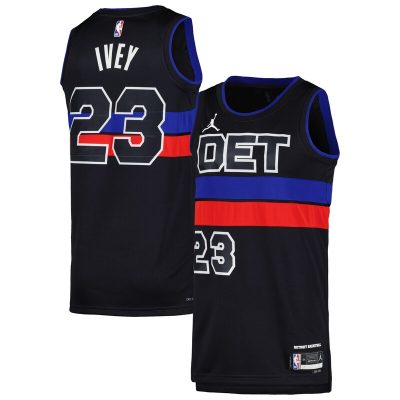 Jaden Ivey Detroit Pistons Swingman Jersey - Statement Edition - Black