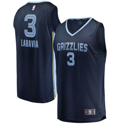 Jake LaRavia Memphis Grizzlies Fast Break Replica Player Jersey - Icon Edition - Navy