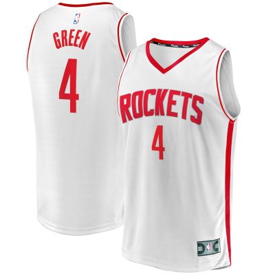 Jalen Green Houston Rockets Fast Break Replica Player Jersey - Association Edition - White