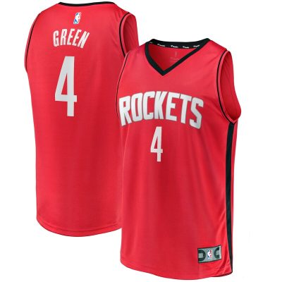 Jalen Green Houston Rockets Fast Break Replica Player Jersey - Icon Edition - Red