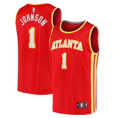 Jalen Johnson Atlanta Hawks Fast Break Replica Jersey - Icon Edition - Red