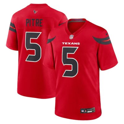 Jalen Pitre Houston Texans Alternate Game Jersey - Red