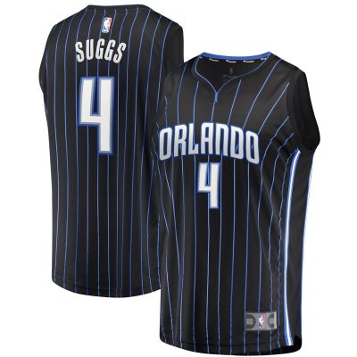 Jalen Suggs Orlando Magic Fast Break Replica Jersey - Icon Edition - Black