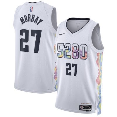 Jamal Murray Denver Nuggets Unisex 2024/25 Swingman Player Jersey - City Edition - White