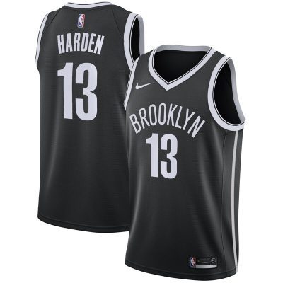 James Harden Brooklyn Nets 2020/21 Swingman Jersey Black - Icon Edition