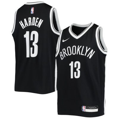 James Harden Brooklyn Nets Youth Swingman Jersey - Icon Edition - Black