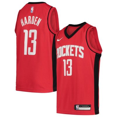 James Harden Houston Rockets Youth Team Swingman Jersey - Icon Edition - Red