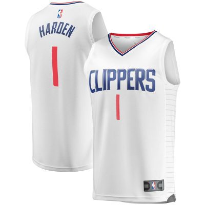 James Harden LA Clippers Youth Fast Break Player Jersey - Association Edition - White