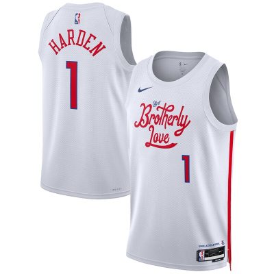 James Harden Philadelphia 76ers 2022/23 Swingman Jersey - City Edition - White