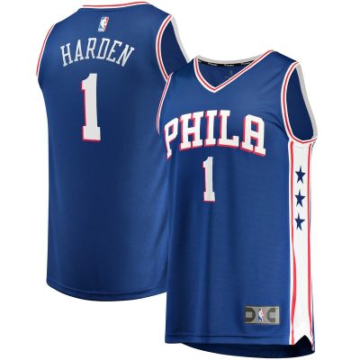 James Harden Philadelphia 76ers Youth Fast Break Replica Player Jersey Royal - Icon Edition