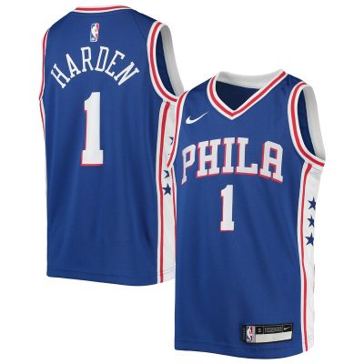 James Harden Philadelphia 76ers Youth Swingman Jersey - Icon Edition - Royal