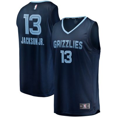 Jaren Jackson Jr. Memphis Grizzlies Fast Break Player Jersey Navy - Icon Edition