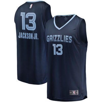 Jaren Jackson Jr. Memphis Grizzlies Replica Fast Break Jersey - Navy - Icon Edition