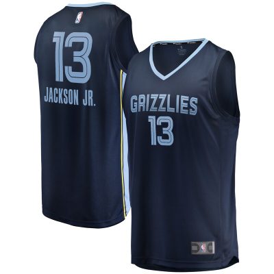 Jaren Jackson Jr. Memphis Grizzlies Youth 2021/22 Fast Break Replica Jersey - Icon Edition - Navy