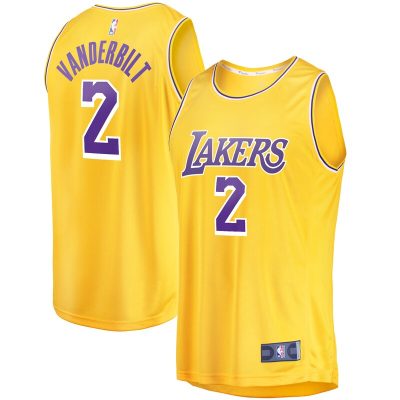 Jarred Vanderbilt Los Angeles Lakers Fast Break Player Jersey - Icon Edition - Gold